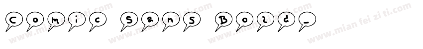 Comic Sans Bold字体转换